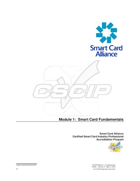 smart card basics pdf|Module 1: Smart Card Fundamentals .